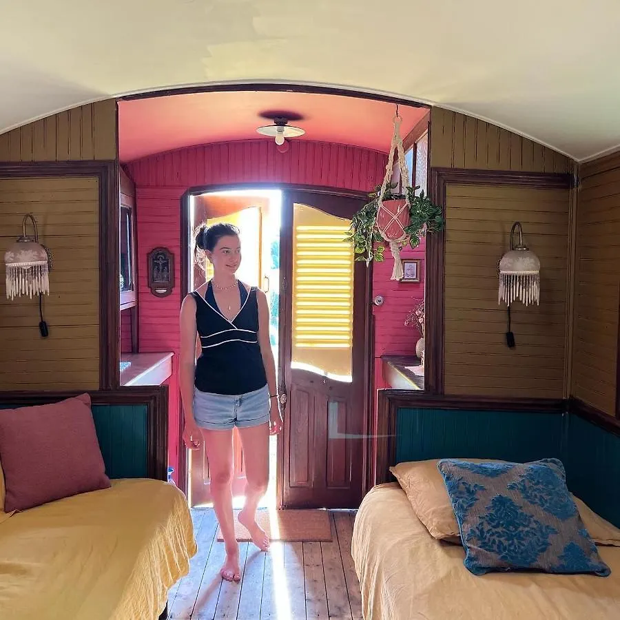 La Roulotte Boheme Des Grillots Bed & Breakfast Beaulon